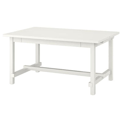 NORDVIKEN - Extendable table, white, 152/223x95 cm - best price from Maltashopper.com 90368715