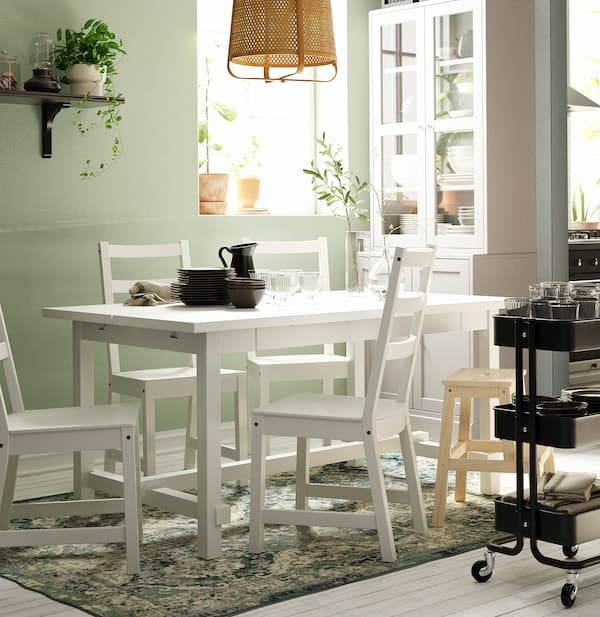 Ikea NORDVIKEN - Extendable table, white, 152/223x95 cm