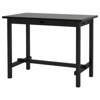 NORDVIKEN Bar table - black 140x80x105 cm , - best price from Maltashopper.com 00368814
