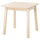 NORRÅKER table, birch, 74x74 cm