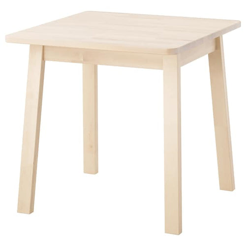 NORRÅKER Table - birch 74x74 cm , 74x74 cm