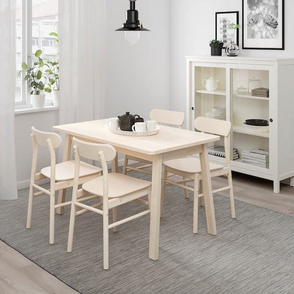 NORRÅKER Table - birch 125x74 cm , 125x74 cm - Premium Furniture from Ikea - Just €219.99! Shop now at Maltashopper.com