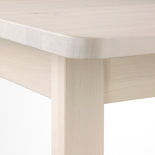 NORRÅKER Table - birch 125x74 cm , 125x74 cm - Premium Furniture from Ikea - Just €219.99! Shop now at Maltashopper.com
