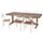 NORRMANSÖ / NORRMANSÖ - NORRMANSÖ / NORRMANSÖ Table+6 chairs, outdoor, acacia/beige acacia, 220x100 cm