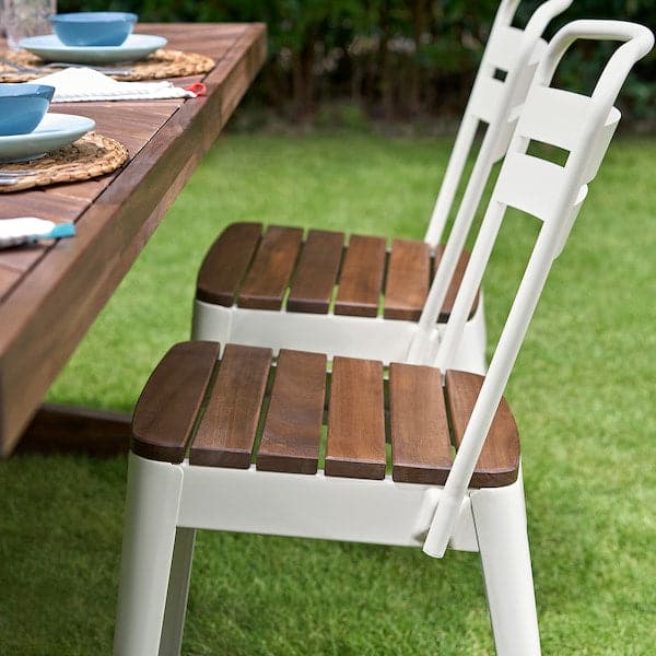 Ikea NORRMANSÖ - Chair, outdoor, in/outdoor beige/acacia