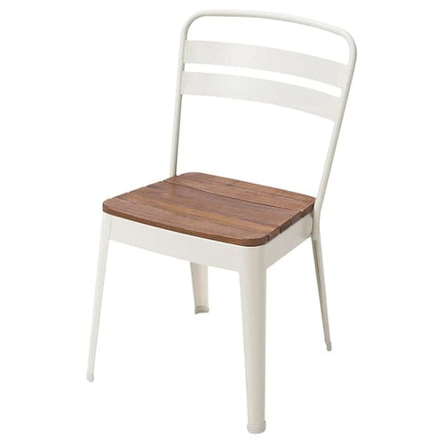NORRMANSÖ - Chair, outdoor, in/outdoor beige/acacia