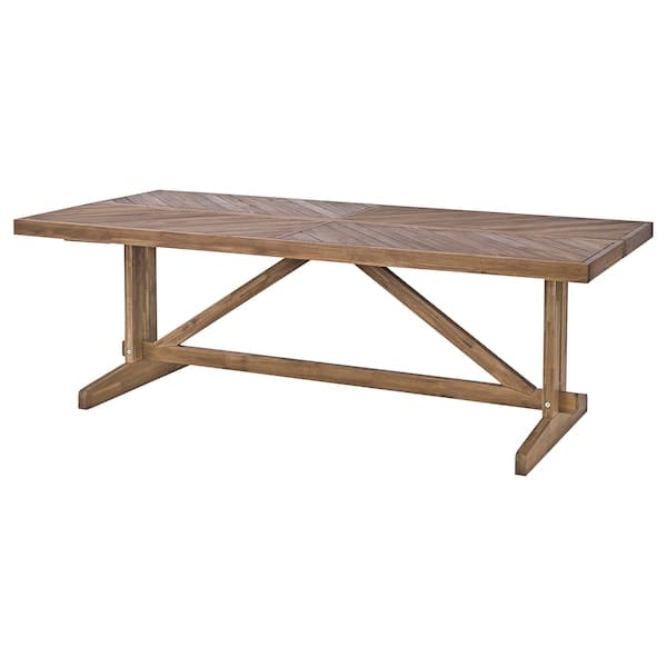 Ikea NORRMANSÖ - Table, outdoor, acacia, 220x100 cm