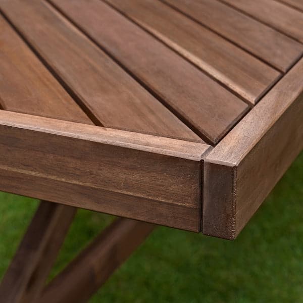 NORRMANSÖ - Table, outdoor, acacia, 220x100 cm - best price from Maltashopper.com 30500794