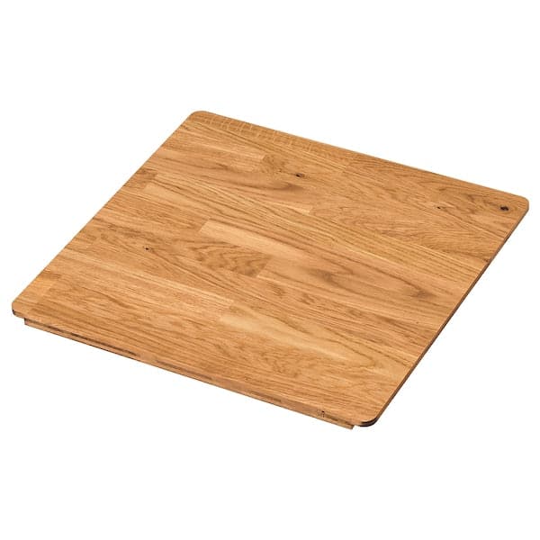 NORRSJÖN - Chopping board, oak, 44x42 cm - best price from Maltashopper.com 40339711