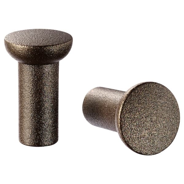 NYDALA - Knob, bronze-colour, 16 mm - best price from Maltashopper.com 40405758