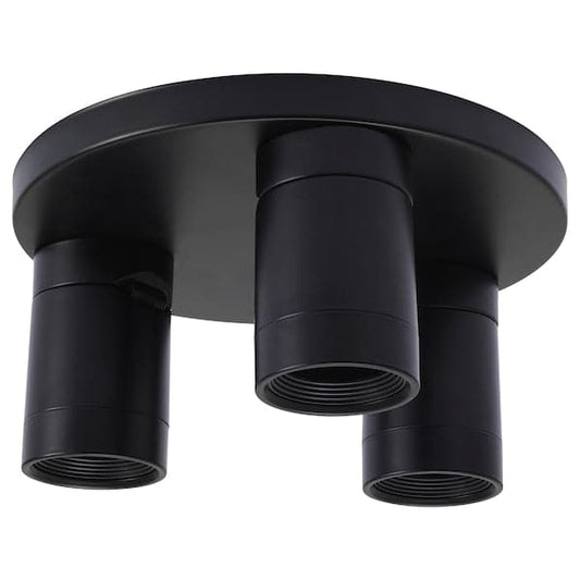 NYMÅNE 3-light ceiling filler - anthracite , - best price from Maltashopper.com 90415081
