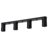 NYMÅNE ceiling spotlight with 4 spots, anthracite, 73x7 cm
