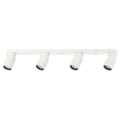 NYMÅNE ceiling spotlight with 4 spots, white, 73x7 cm