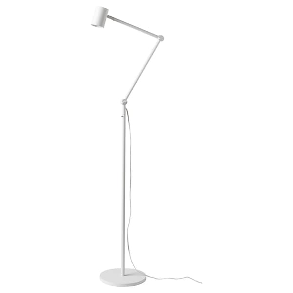 NYMÅNE Floor lamp/reading - white ,