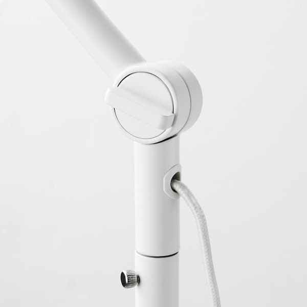 NYMÅNE Floor lamp/reading - white , - best price from Maltashopper.com 80336758