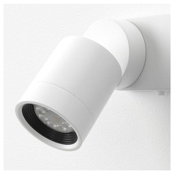 Ikea NYMÅNE - Wall lamp double, wired-in, white