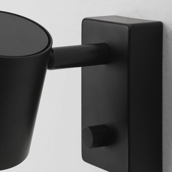 NYMÅNE - Wall/reading lamp, wired-in inst, anthracite - best price from Maltashopper.com 10415216