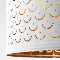 NYMÖ / SKAFTET Floor lamp, arched - white/brass - best price from Maltashopper.com 59385982