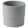 NYPON - NYPON Plant pot, in/outdoor grey, 12 cm