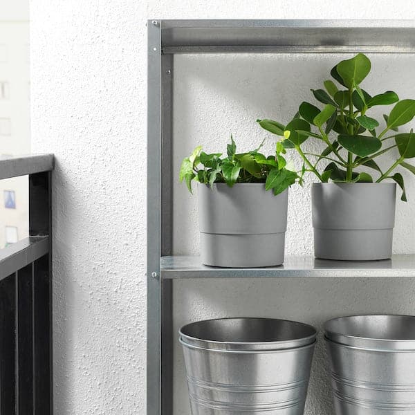 Ikea NYPON - Plant pot, in/outdoor grey, 15 cm