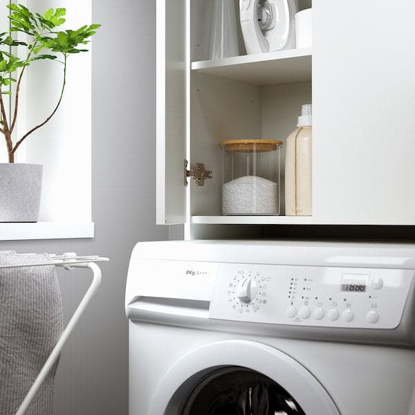 NYSJÖN - Storage combination for laundry, white, 105x32x190 cm - best price from Maltashopper.com 09415953