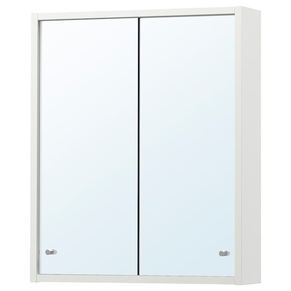 NYSJÖN - Mirror cabinet, white, 50x60 cm