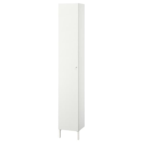 NYSJÖN - High cabinet, white, 30x190 cm