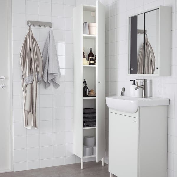 Ikea NYSJÖN - High cabinet, white, 30x190 cm