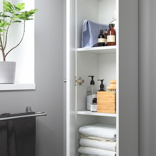 Ikea NYSJÖN - High cabinet, white, 30x190 cm