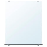 NYSJÖN mirror with shelf, white, 50x60 cm
