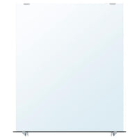 NYSJÖN - Mirror with shelf, white, 50x60 cm - best price from Maltashopper.com 60470837