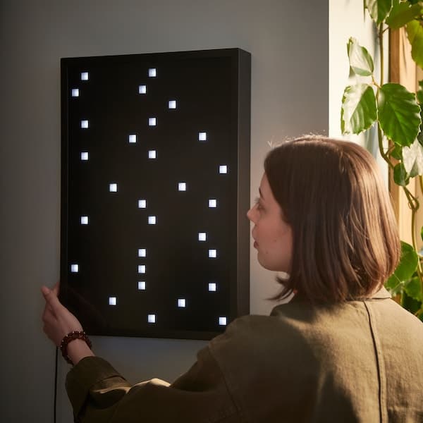 OBEGRÄNSAD - LED wall lamp, black , - best price from Maltashopper.com 00526248