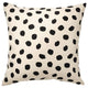 ODDNY cushion cover, off-white/dot pattern black, 50x50 cm