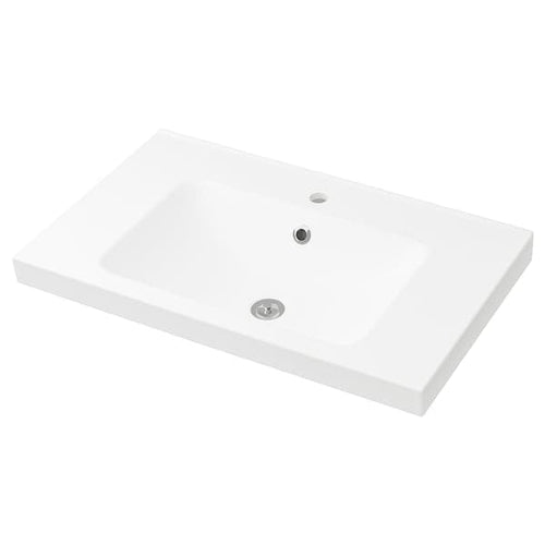 ODENSVIK - Single wash-basin, 83x49x6 cm