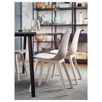 ODGER - Chair, white/beige - best price from Maltashopper.com 60359996