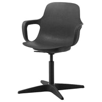 ODGER - Swivel chair, anthracite - best price from Maltashopper.com 20395270