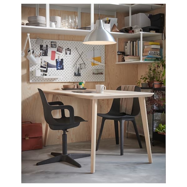 ODGER - Swivel chair, anthracite - best price from Maltashopper.com 20395270