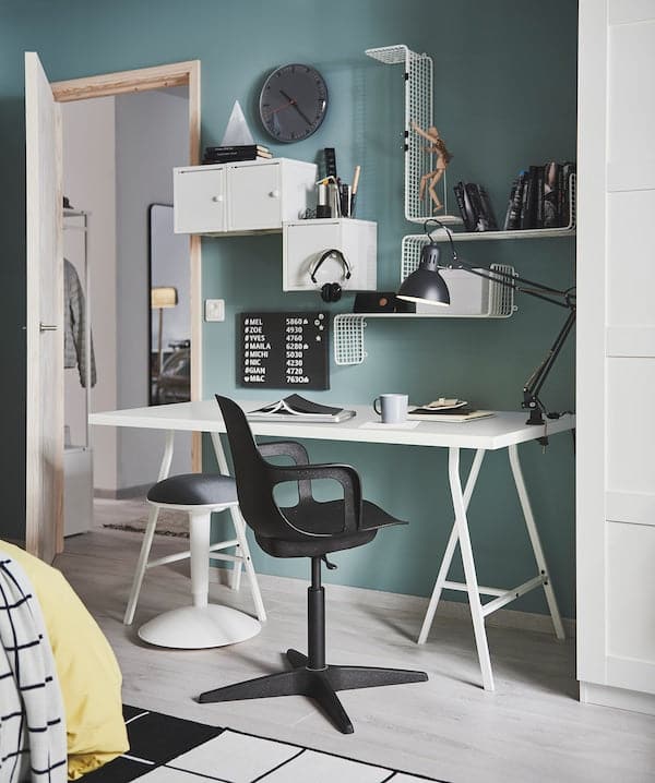 ODGER - Swivel chair, anthracite - best price from Maltashopper.com 20395270