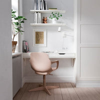 ODGER - Swivel chair, white/beige - best price from Maltashopper.com 70308685