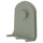 ÖBONÄS triple hook with suction cup, grey-green