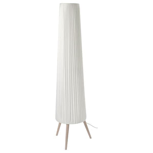 Ikea ÖKENSAND - Floor lamp, beech/white ,