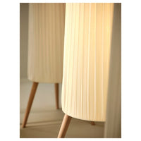 ÖKENSAND - Floor lamp, beech/white , - best price from Maltashopper.com 00541526