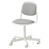 ÖRFJÄLL children's desk chair, white/Vissle light grey, 53 cm