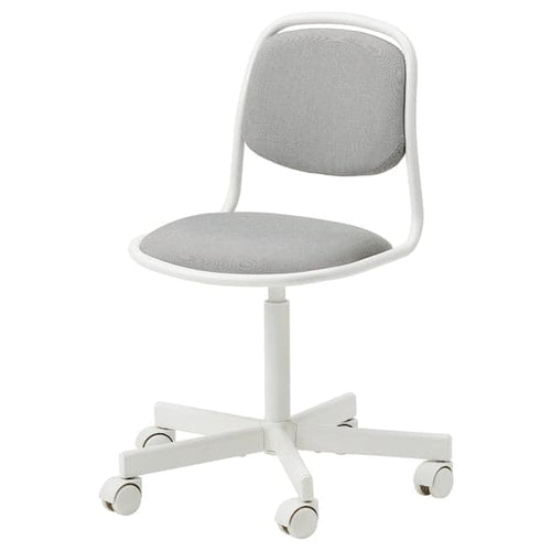 ÖRFJÄLL Children's Desk Chair - White/Light Grey Vissle ,