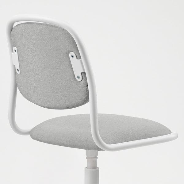 ÖRFJÄLL Children's Desk Chair - White/Light Grey Vissle , - best price from Maltashopper.com 10501884