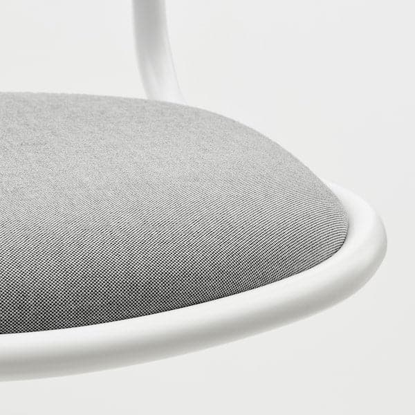 ÖRFJÄLL Children's Desk Chair - White/Light Grey Vissle , - best price from Maltashopper.com 10501884