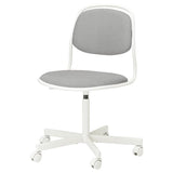 ÖRFJÄLL swivel chair, white/Vissle light grey, 68 cm