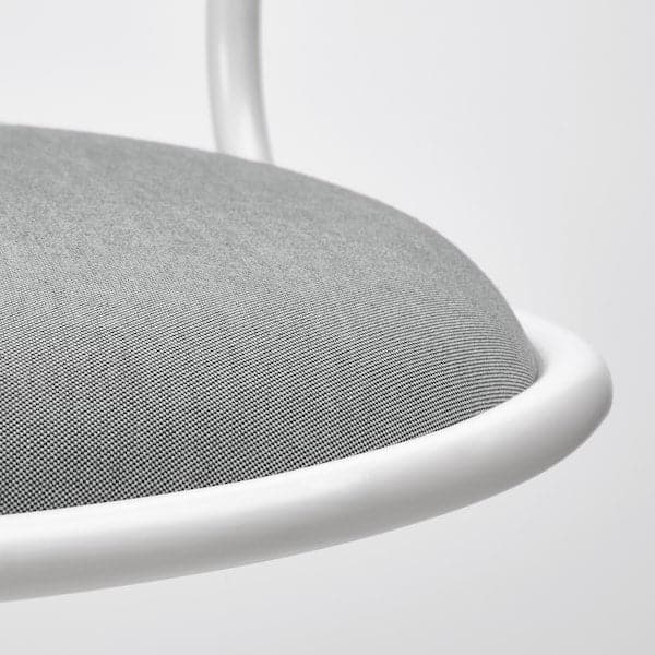 ÖRFJÄLL Swivel chair - white/Vissle light grey - best price from Maltashopper.com 49416012