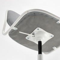 ÖRFJÄLL Swivel chair - white/Vissle light grey - best price from Maltashopper.com 49416012