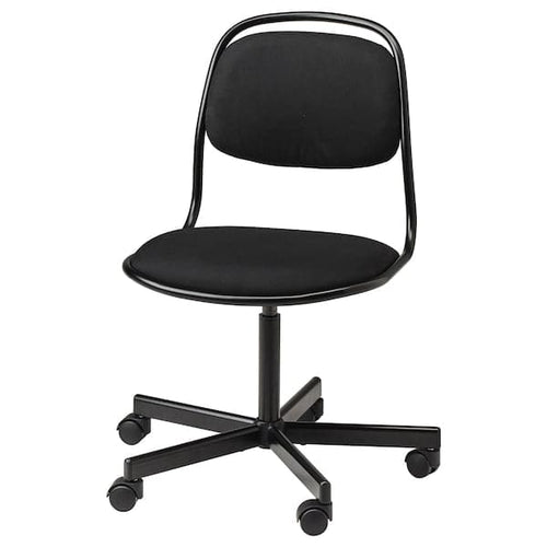 ÖRFJÄLL Swivel chair - black/Black Vissle ,